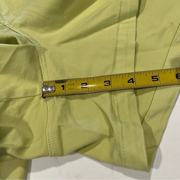NWT Pistola Stretch Zipper Jeans Shorts in Limeade 24W - Picture 13 of 13